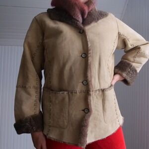 Modern Isabella Bird genuine shearling jacket/coat‎